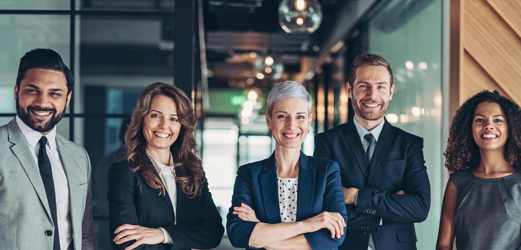 team of experts smiling